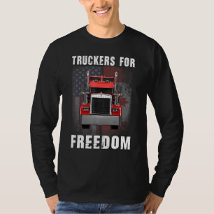 Amerikaans Vlag Canada Vlaggenvrijheidskonvooi 202 T-shirt