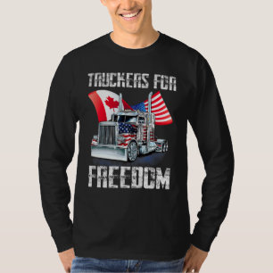 Amerikaans Vlag Canada Vlaggenvrijheidskonvooi 202 T-shirt