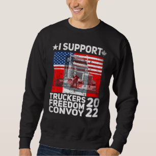 Amerikaans Vlag Canada Vlaggenvrijheidskonvooi 202 Trui