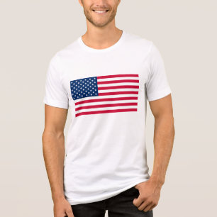 Amerikaans Vlag Patriottisch Amerikaans Tri-Blend Shirt