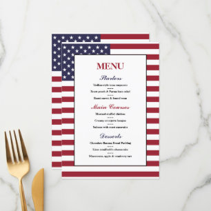 Amerikaans Vlag Weddenschap Menu
