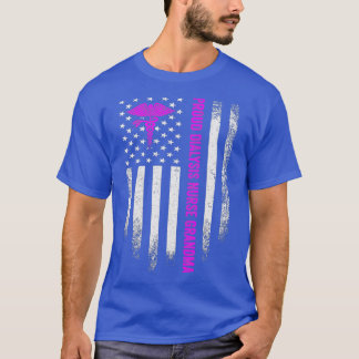 Amerikaans vlaggen- en dialysesurse weekdieren T-shirt