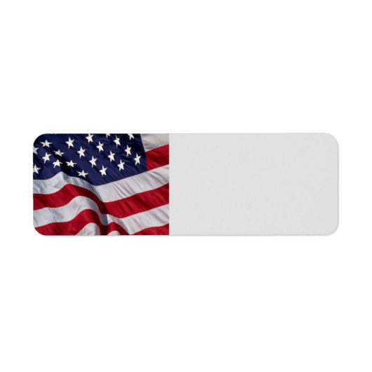 Amerikaans vlaggenlabel etiket (Voorkant)