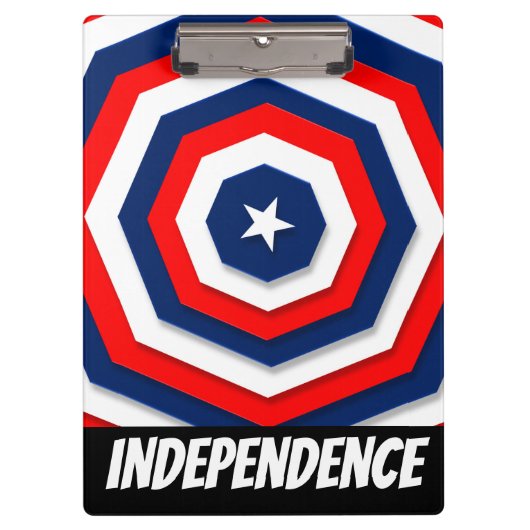 Amerikaans vlaggenontwerp klembord (Voorkant)