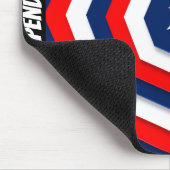 Amerikaans vlaggenontwerp muismat (Hoek)