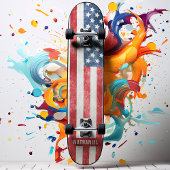 Amerikaans vlaggenschip skateboard