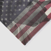 Amerikaans vlaggenstaatpapier tissuepapier (Detail)