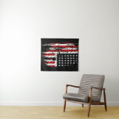  Amerikaans vlaggetouw Wandkleed (In Situ (horizontaal))