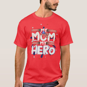 Amerikaans vlagpatriotticum op 4 juli t-shirt