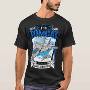 Amerikaans Vliegtuig F14 Tomcat gevechtsvliegtuig T-shirt