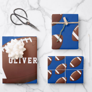 Amerikaans Voetbal Bal Patroon Kinderen Inpakpapier Vel