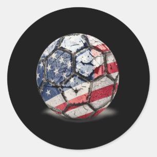 Amerikaans Voetbal Ronde Sticker