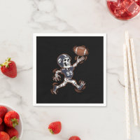 Amerikaans Voetbal Skelet Halloween Voetbal