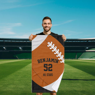 Amerikaans voetbal sporthanddoek, coach badhanddoe handdoek