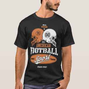 Amerikaans voetbal t-shirt