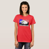 Amerikaans volkskonvooi t-shirt (Voorkant volledig)