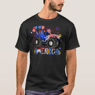 Amerikaans vrachtwagenchauffeur Verenigde Staten V T-shirt
