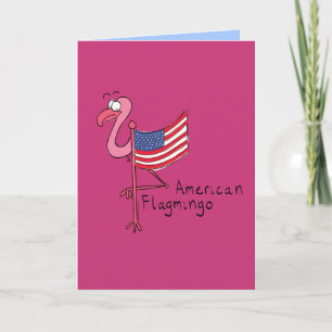 Amerikaans Wenskaart Flamingo Funny Kaart