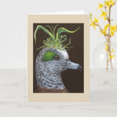 Amerikaans wenskaart kaart (Gele Bloem)