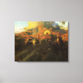  Amerikaans Westen, Overland Trail van Johnson Canvas Afdruk (Voorkant)