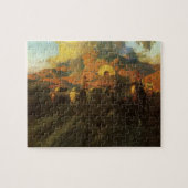 Amerikaans Westen, Overland Trail van Johnson Legpuzzel (Horizontaal)