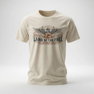 Amerikaans Westers Erfgoed uit het verleden T-shirt