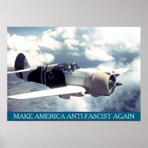 Amerikaans WWII-vliegtuig MAAFA Poster