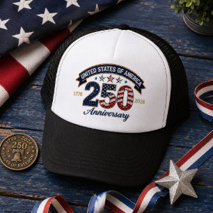 Amerikaanse 250-jarig jubileum 1776-2026 trucker pet