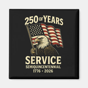 Amerikaanse 250ste Jubileum Patriotic U Magneet