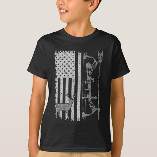 Amerikaanse Accessoires voor de jacht op dwergvate T-shirt (Voorkant)
