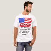 Amerikaanse activism Occupstance Electors Trump T-shirt (Voorkant volledig)