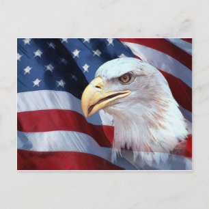 Amerikaanse adelaar briefkaart