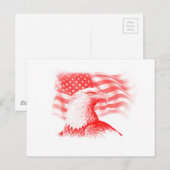 Amerikaanse Adelaar Briefkaart (Voorkant / Achterkant)
