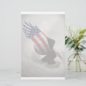 Amerikaanse adelaar briefpapier (Staand voorkant)