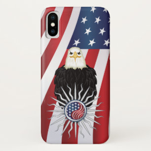 Amerikaanse adelaar iPhone x hoesje