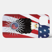 Amerikaanse adelaar Case-Mate iPhone case (Achterkant (horizontaal))