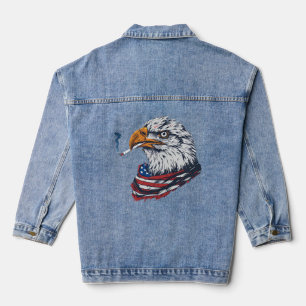 Amerikaanse adelaar denim jacket