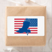 Amerikaanse adelaar etiket (Insitu)