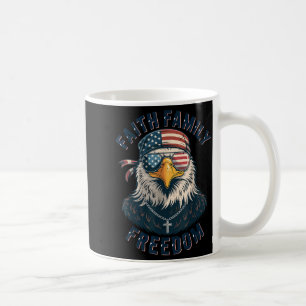 Amerikaanse Adelaar Geloven Familie Dom Patriotisc Koffiemok