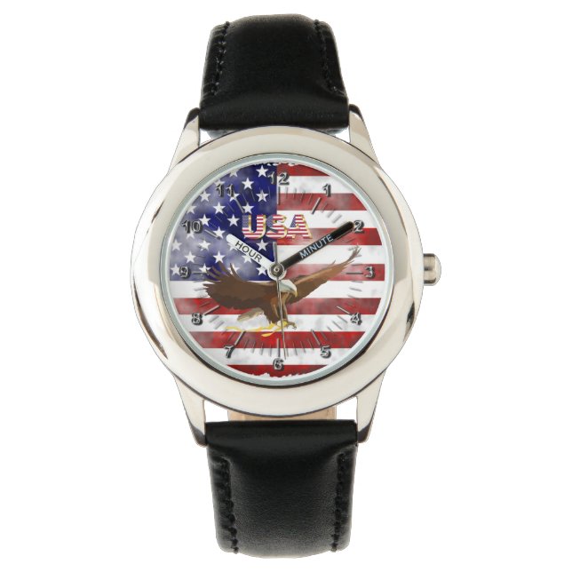 Amerikaanse adelaar horloge (Voorkant)