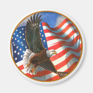 Amerikaanse adelaar in vlucht magneet