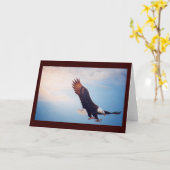 Amerikaanse adelaar kaart (Gele Bloem)