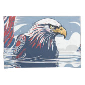 Amerikaanse adelaar kussensloop (Voorkant-Rechts)