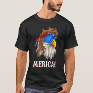 Amerikaanse adelaar merica Vierde juli Verenigde S T-shirt