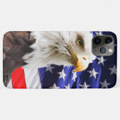 Amerikaanse adelaar met Amerikaanse vlag Case-Mate iPhone Case (Achterkant (horizontaal))