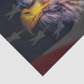 Amerikaanse adelaar met vlag tissuepapier (Detail)