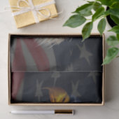 Amerikaanse adelaar met vlag tissuepapier (Geschenk)