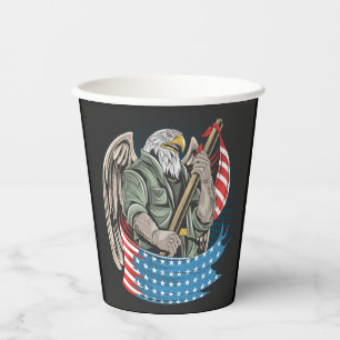 Amerikaanse adelaar papieren bekers
