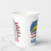 Amerikaanse adelaar papieren bekers (Links)