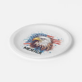  Amerikaanse adelaar Papieren Bordje (Gekanteld)